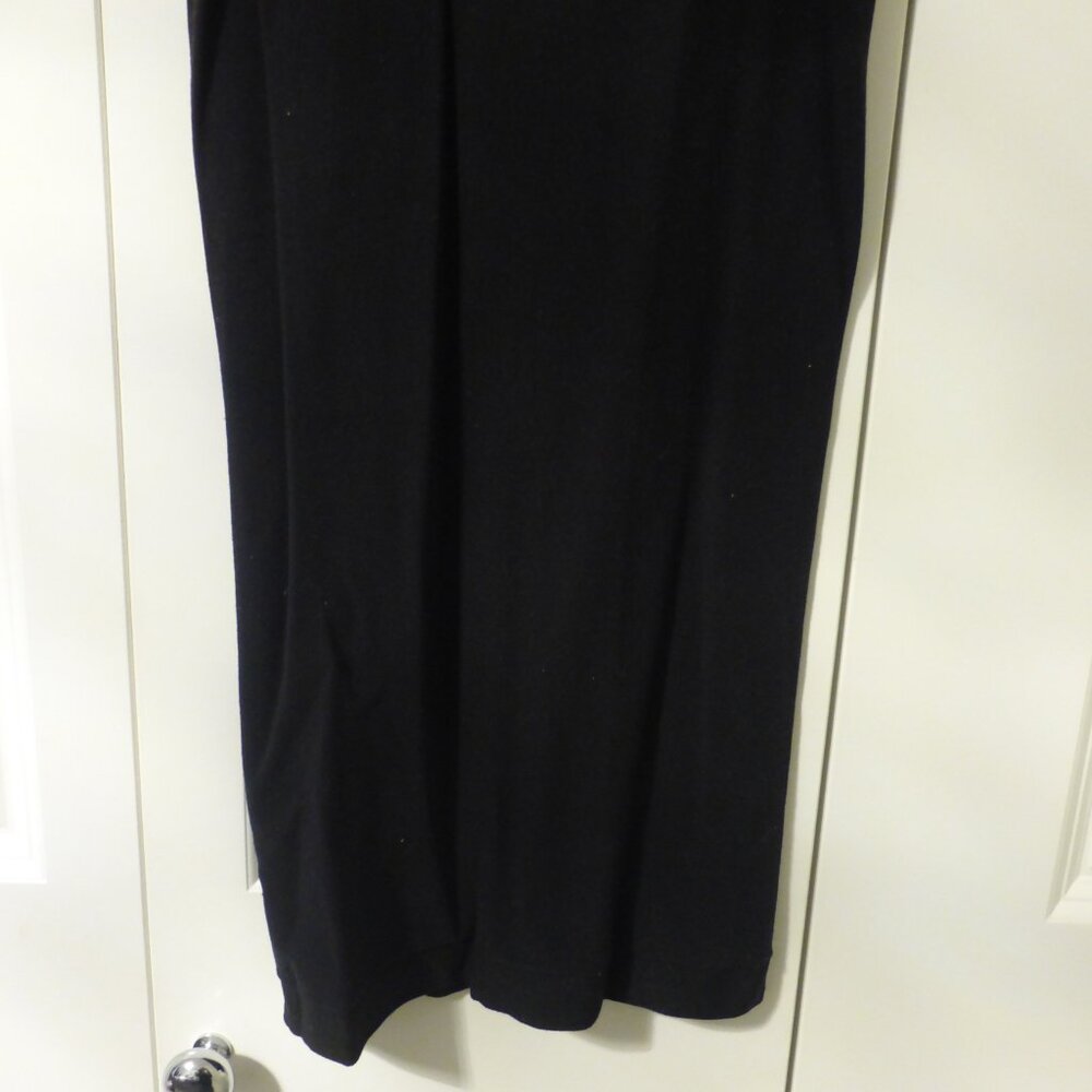 BEBE black stretchy bodycon mixed texture mini dress - Picture 4 of 5